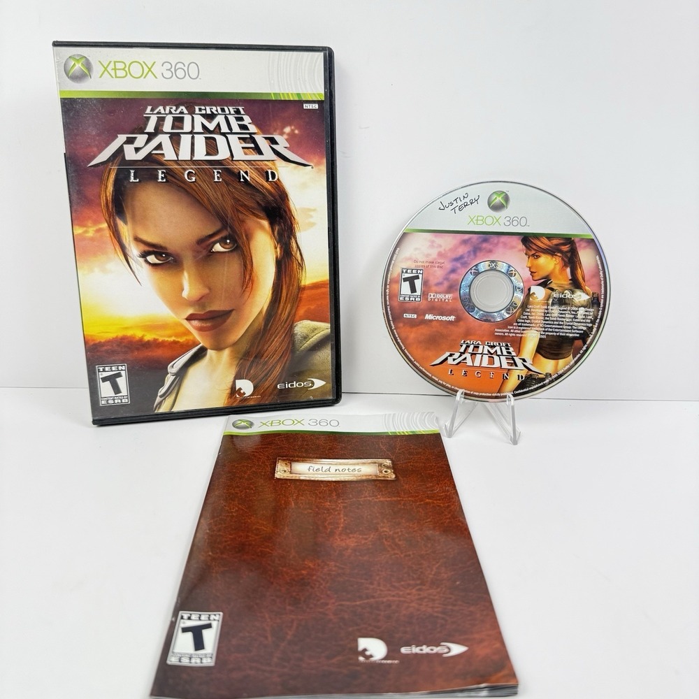 Lara Croft Tomb Raider: Legend Microsoft Xbox 360 CIB Complete Manual Tested